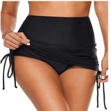 New Summer Women Swimwear Bottoms Black Swimming Skirts For Women Sport Shorts Slim Tights Separate Swimsuit Mini Skirt Women B4