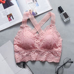 Fashion Casual Women Lady Lace Strap Bras Tops Tube Ch Wrap Woman Underwear Cross Beauty Back Tank Tops