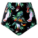 Plus Size Women Sexy Bikini Bottoms Floral Print High Waist Briefs Summer Swimwear Beachwear Retro Swimsuit Swimming Trunks HOT