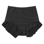 Sexy High Waist Bikini Bottoms Suits Brazilian Bottoms Swim Briefs Swimwear Women Black cheeky bottom thong parte de abajo