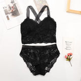 Fashion Casual Women Lady Lace Strap Bras Tops Tube Ch Wrap Woman Underwear Cross Beauty Back Tank Tops