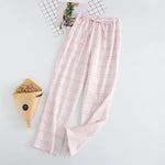 2019 Spring New Sleep Pants Ladies' 100% Gauze Cotton Print Variety Styles Sleep Bottoms Trousers Soft Household Pants pyjamas