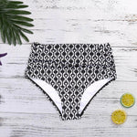 2019 Sexy Women High Waisted Bikini Swim Pant Short Bottom Swimsuit Swimwear Bathing Print Underwear Lady Bikini One Piece XYT04