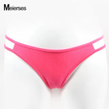 Women Sexy Black Swimwear Separates Summer Ladies Swim Briefs Low Waist Thong Shorts Bikini Bottom Female Brazilian Underwear