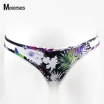 Women Sexy Black Swimwear Separates Summer Ladies Swim Briefs Low Waist Thong Shorts Bikini Bottom Female Brazilian Underwear