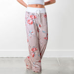 Cute Women Casual Sleep Bottoms Soft Pajama Pants Elastic Drawstring Waist Pyjamas Women Trousers Sexy Loose Home Pants