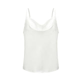 Satin Women Thin Wild Solid Camis Vest Women Tank Tops Female 2019 Summer Sexy Strap Basic Tops Chiffon Sleeveless Camisole