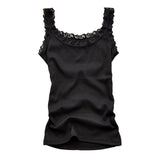 2019 Women Girl Summer Sexy Lace Tank Tops Sleeveless Bodycon Temperament T-shirt Vest Fashion Camisole Top