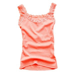 2019 Women Girl Summer Sexy Lace Tank Tops Sleeveless Bodycon Temperament T-shirt Vest Fashion Camisole Top